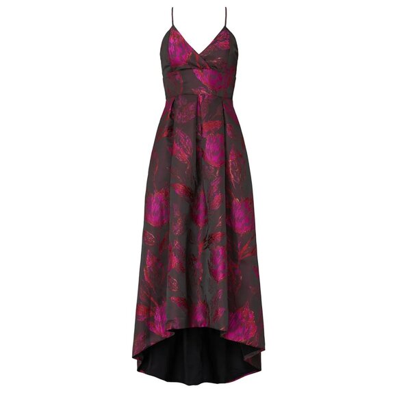 Hutch Floral Jacquard High-Low Gown – Size 2 (Retail $445) - Picture 3 of 16